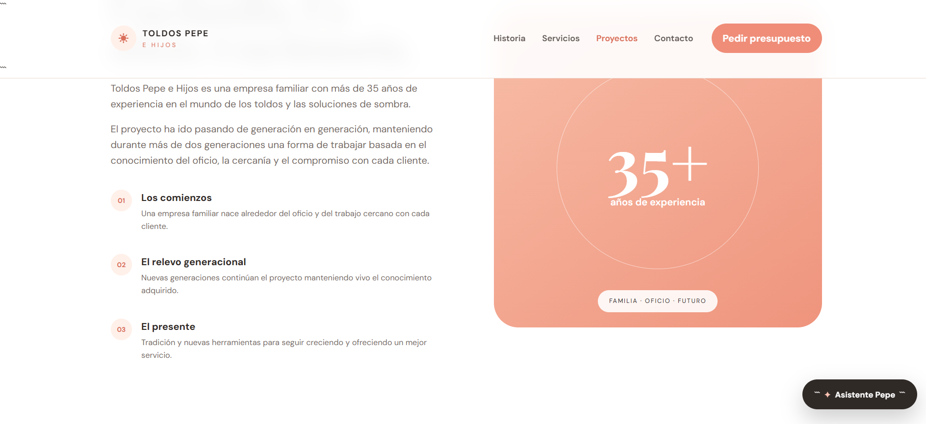 Historia y experiencia